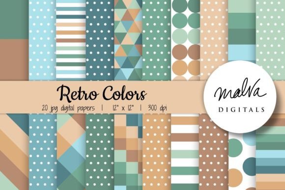 Download Retro Colors Geometric Patterns - Premium Resources