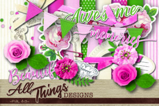 Download Coming Up Roses Digital Scrapbook Kit - Scrapbook Collection