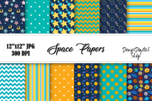 Download Space Digital Scrapbook Papers, Downlaod - Scrapbook Collection