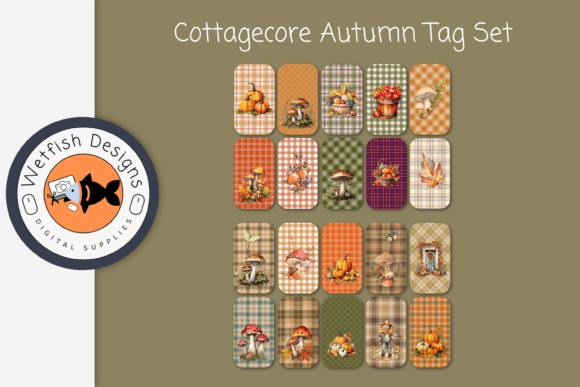 Download Cottagecore Digital Scrapbook Tags - Scrapbook Collection