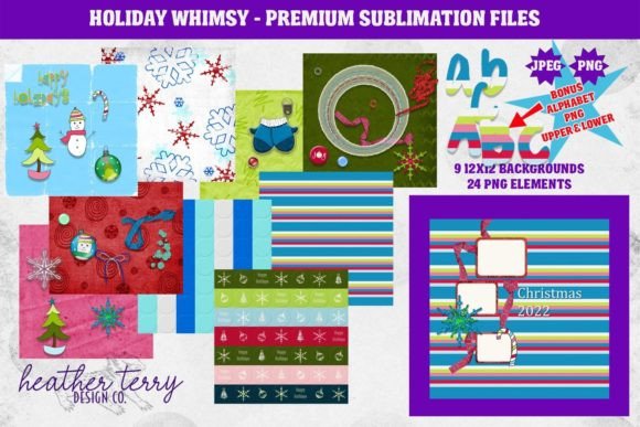 Download Holiday Whimsy Digital Scrapbook Kit - Scrapbook Collection